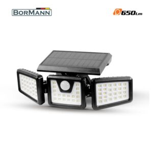 BORMANN BLF4000 Ηλιακός Προβολέας Led Ασφαλείας 6.5W,Ανιχνευτή Κίνησης