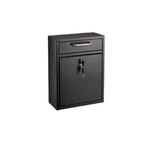 BORMANN BMB1103 Γραμματοκιβώτιο Μ27xΠ12xΥ30.5cm,Μαύρο