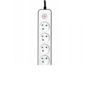 BORMANN BCR1011 Πολύμπριζο 4 Θέσεων 3x1.5mm με Διακόπτη