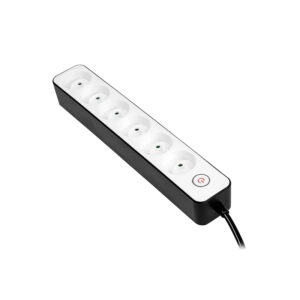 BORMANN BCR1013 Πολύμπριζο 6 Θέσεων Σούκο 3x1.5mm με Διακόπτη