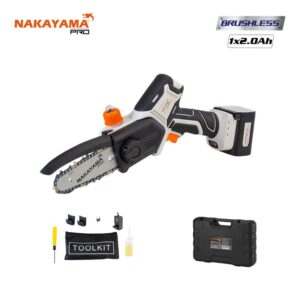 NAKAYAMA Pro EC1500 Κλαδευτικό Αλυσοπρίονο Μπαταρίας 16.8V,Brushless,Li-Ion,Λάμα 13cm,880gr