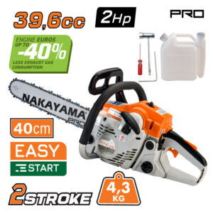 NAKAYAMA Pro PC4100 Αλυσοπρίονο Βενζίνης 2Hp,39.6cc,Λάμα 40cm